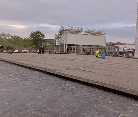FOAMGLAS® insulation of ammonia tank - Agropolichim AD, Devnya.